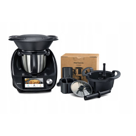 Thermomix TM6 BLACK EDITION (polysk) + KRAJALNICA WARZYW MULTICOOKER