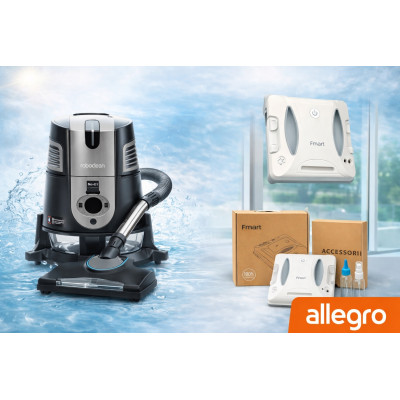 Roboclean SPlus Zestaw Max + robot do mycia szyb Fmart | filtracja wodna |