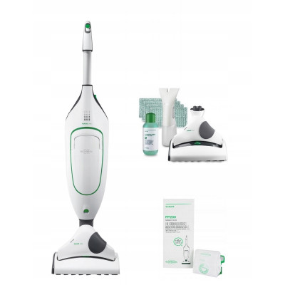 Odkurzacz pionowy Vorwerk Kobold VK200 + System mycia podłóg SP530 + HD60