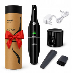 Odkurzacz ręczny Vorwerk Kobold VC100 Black + ssawki NC10 zestaw