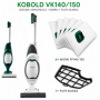 Vorwerk Kobold VK140-VK150 Worki filtr silnika