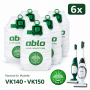 Worki VK140-VK150 + FILTR SILNIKA +SZCZOTKI EB360/370 Vorwerk Kobold