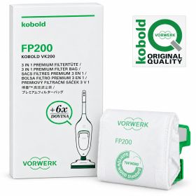 Worki FP200 + Dovina Vorwerk Kobold VK200 stacja RB7