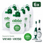 Worki FP140/150 antyalergiczne 6 warstwowe do Vorwerk Kobold VK140/150