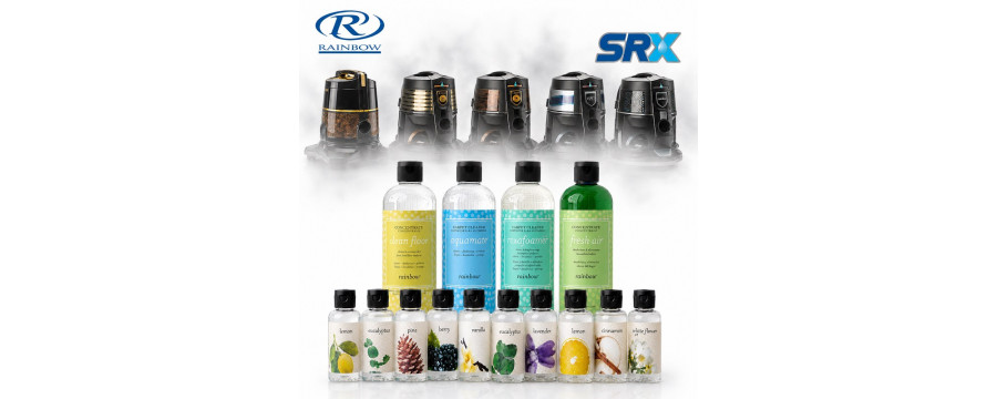 Płyny i olejki Rainbow – Fresh Air, AquaMate, Rexafoamer