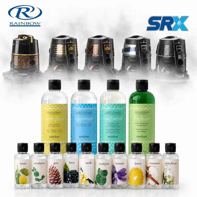 Płyny i olejki Rainbow – Fresh Air, AquaMate, Rexafoamer