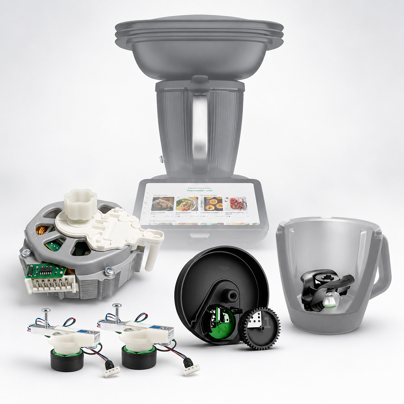 Części Thermomix TM7 – naczynie, sensor, silnik, moduły