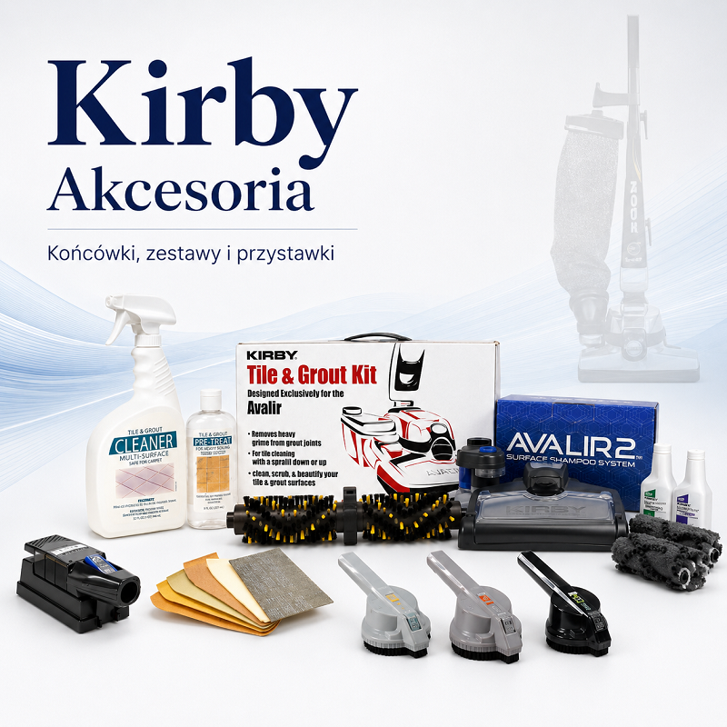 Akcesoria Kirby – końcówki, zestawy i przystawki
