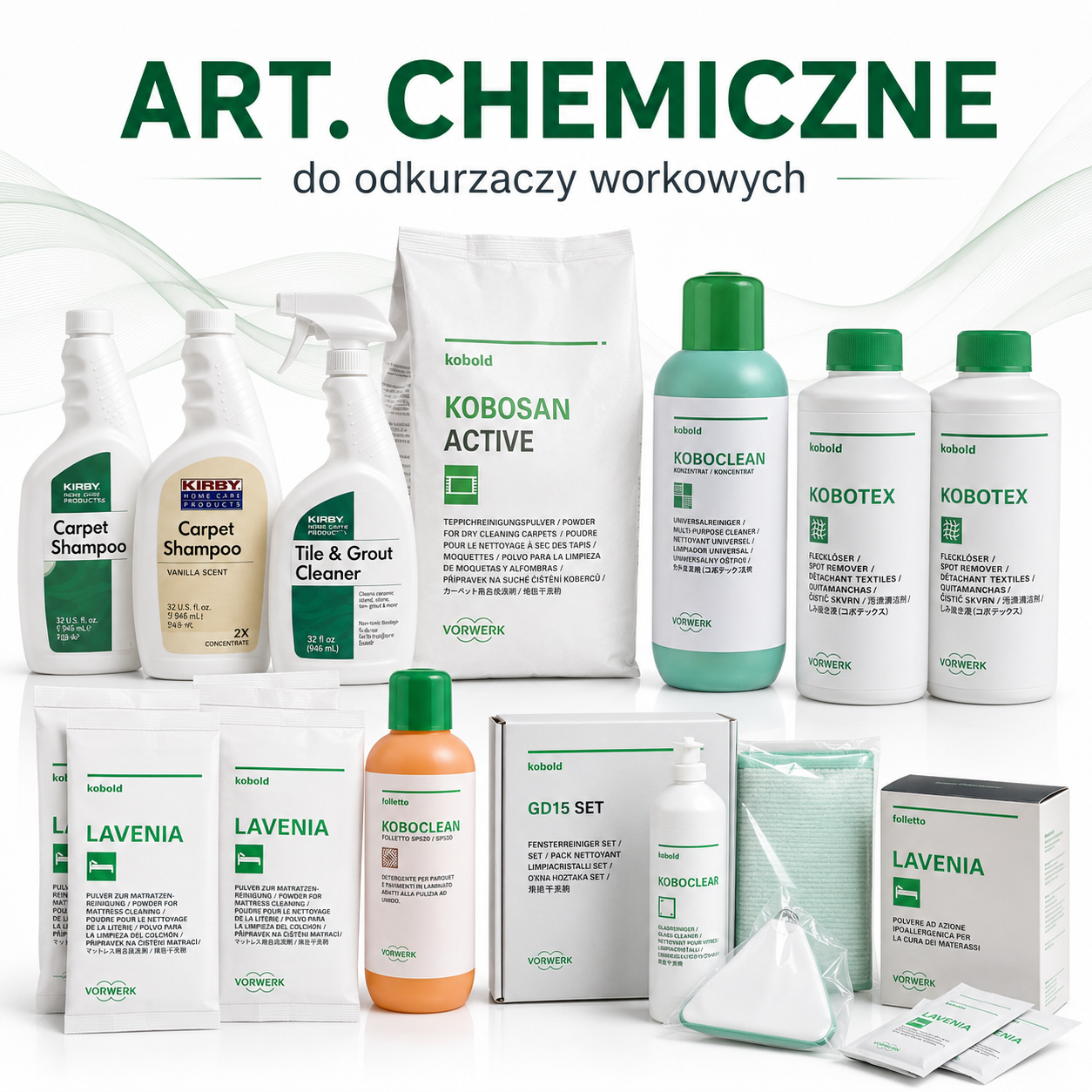 Chemia do odkurzaczy workowych – Vorwerk i Kirby